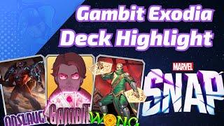 Gambit Combo brings my FASTEST INFINITE TICKET  Marvel SNAP Deck Highlight