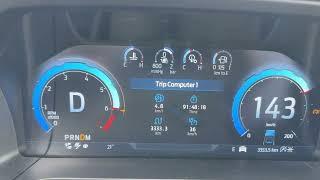 FORD RANGER RAPTOR 2023 acceleration 0-150km STOCK