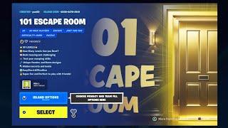 101 ESCAPE ROOM FORTNITE How To Complete 101 Escape Room