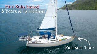 Best Sailboat For Solo Sailing  {Budget Liveaboard Cruiser}  Capable & Affordable 35 $ailboat