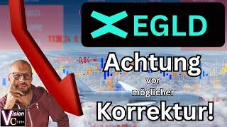 EGLD MultiversX startet seinen Schlussanstieg. Korrektur erwartet Was sollten Investoren wissen