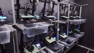 Fully Automated 3D Print Farm