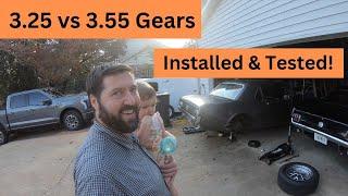 3.25 gears vs 3.55 gears Performance and Drivability Testing