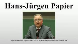 Hans-Jürgen Papier