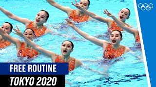  Chinas Artistic Swimming Free Routine  FULL LENGTH  Tokyo 2020