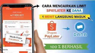  Cara Mencairkan Limit SPaylater Ke DANA  Cairkan Shopee Paylater