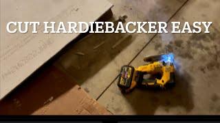 How to cut cement board  backer half inch thick quick and easy instructions ￼