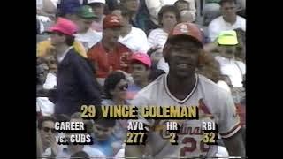 Cardinals vs Cubs 6-22-1990
