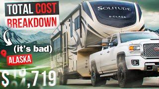 The RIDICULOUSLY Expensive Cost of RV Living in Alaska Shocking Total