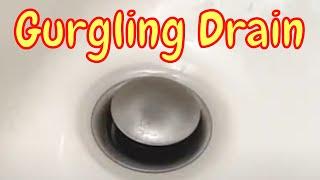 Lets Fix a Gurgling Drain w Hot Water Baking Soda and Vinegar  Basic Life Skills