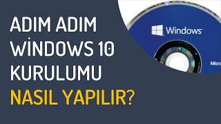 Windows 10 kurulumu Sıfırdan Windows 10 kurulumu