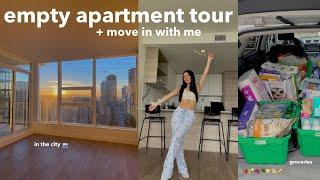 EMPTY APARTMENT TOUR + MOVE IN WITH ME move in vlog 1