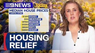 Relief for home buyers as house prices stall  9 News Australia