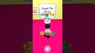 GUESS the PET by EMOJIS  in Adopt Me #adoptme #roblox #adoptmeroblox #shorts