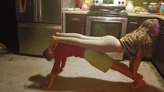 Me and my brother did a #yoga #challenge