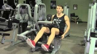 Hamstring Curl - Leg Curl Machine  - HASfit Machine Exercises - Machine Exercise Workouts