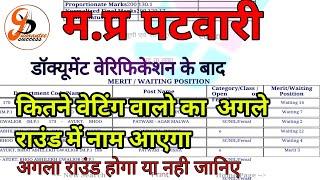 Patwari second list  MP पटवारी Result 2023  patwari second counselling date 2024 