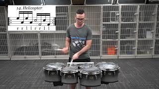 Helicopter Advanced Tenor Drum Rudiment