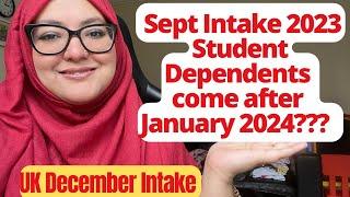 September Intake 2023 Students Bring Dependents After January 2024  QA  ILR Years