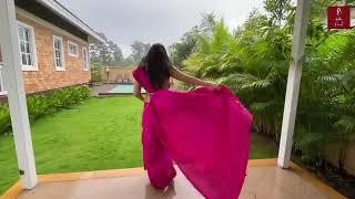 Hot saree Pool Video shoot  Aabha Paul  Gandibaat  Girls life style