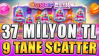 Sugar Rush 1000x  Yeni Slot Oyunu  +37.000.000 MİLYON DÜNYA REKORU FULL EKRAN SEMBOL PATLADI