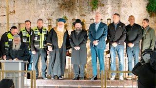 The Brightest and Most Emotional Hanukkah Candle Lighting Ceremony. Western Wall Jerusalem