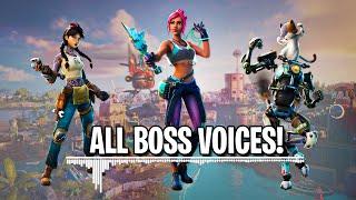 All BOSS VOICE LINES in Fortnite Chapter 2 Season 3 Kit Jules & Ocean