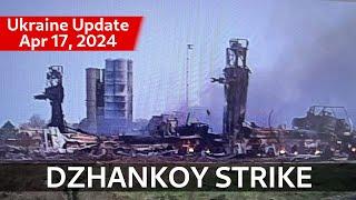 LIVE Air Defense Destroyed Possibly Zircons at Dzhankoy  Ukraine Update Apr 17 2024