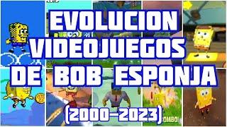 Evolucion de BOB ESPONJA en los VIDEOJUEGOS 2000-2023 Comentado - Todos sus juegos y versiones