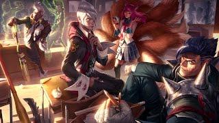 All Academy Skins - Ahri Vladimir Darius Ekko - League of Legends LoL New Skins 2015