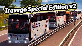 Euro Truck Simulator 2 Mercedes-Benz Travego 15-17 SHD Special Edition v2 + Passengers