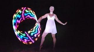 Midnight Angel - Sexy Hula Hoop Dance In The Park At Midnight By Joy Donaldson