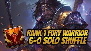 Rank 1 Fury Warrior 6-0 Solo Shuffle 2200+ MMR - WoW Dragonflight 10.2.7