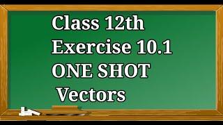 10.1 One Shot  Vector Algebra 12th Scalar and Vector quantity  Types of Vector  Direction Cosins