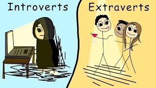 Casually Explained Introverts and Extraverts