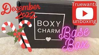 Boxycharm December 2022 BASE Box PAID $30 00 Value $204 00 Unboxing