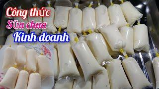 Cách làm sữa chua túi dẻo mịn thời gian ủ nhanh hơn