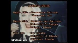 Eurogliders This Island Canadian Tour 1980s TV Commercial