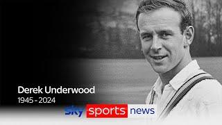 Former England spinner Derek Underwood dies aged 78