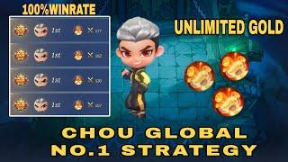 CHOU COMMANDER UNLIMITED 🪙 🪙 TRICK 2024  CHOU SKILL 1 MLBB MAGIC CHESS