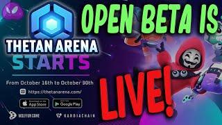 Thetan Arena Open Beta is LIVE - NFT  PlayToEarn game