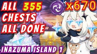 ALL CHEST LOCATIONS IN INAZUMA   NARUKAMI ISLAND 100% EXPLORED  670 ELECTRO SIGIL GENSHIN IMPACT