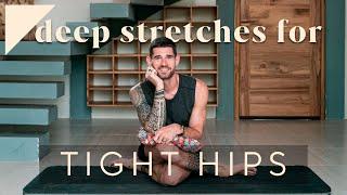 Deep Stretches for Tight Hips from Sitting