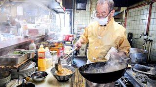 怒涛の鍋振り炒飯厨房！！スゴ腕料理人の鮮やかな鍋さばきが炸裂する地元密着町中華丨Egg Fried Rice-Wok Skills In Japan