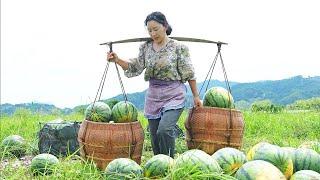 Watermelon Feast  When I was a child sweetened my whole summer with a cattail fan and watermelons.