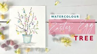 Quick Watercolour Cards  Easter Egg Tree