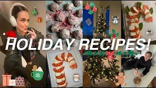 HOLIDAY RECIPES ️️ gingerbread peppermint truffles candy canes & salted caramel hot chocolate