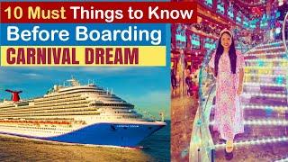 Carnival Dream Features and Overview