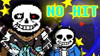 【NO HIT】TOInkSans Fight Phase1 + HELL MOD ノーダメージクリア COMPLETED 【Undertale Fangame】