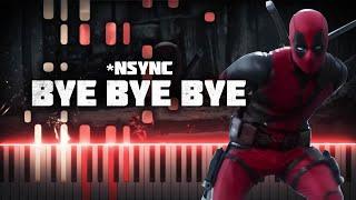 Bye Bye Bye Deadpool 3 Opening Intro Dance Song Synthesia Piano Tutorial